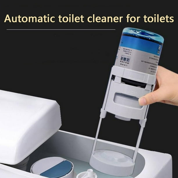 Limpiador Automático para Inodoros 350ml | Desodorante Líquido Azul | Poderoso Quitamanchas con Aroma Fresco de Larga Duración | Seguro para Plomería con Fórmula Suave | Suministro para 3 Meses