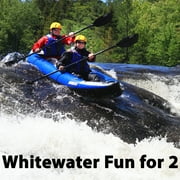 Sea Eagle 420X Explorer Inflatable Kayak- Fishing, Touring, Camping, Exploring & White Watering QuikSail Package