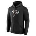 thumbnail image 2 of Men's Black Atlanta Falcons Primary Logo Pullover Hoodie, 2 of 3