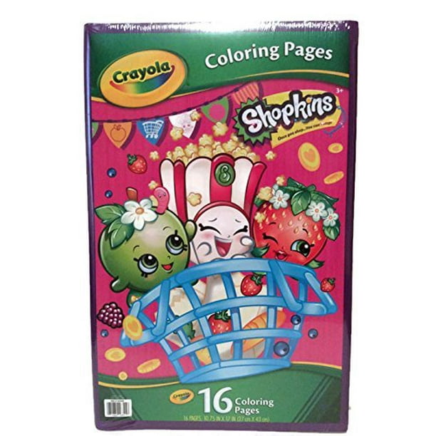 Crayola Shopkins Giant 16 Pg Coloring Activity Book - Walmart.ca