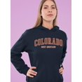 thumbnail image 2 of Rocky Mountains Colorado State Hoodie Women's -SelectDesign, 2 of 4
