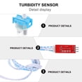 thumbnail image 3 of HONMEET Turbidity Sensor Module 3.3-5V Water Quality Detector for Home Sewage and Liquid Monitoring with Plastic Housing, 3 of 8
