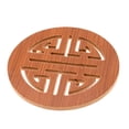 thumbnail image 2 of Alfombrilla de madera con dibujos animados para aislamiento térmico, para mesa de comedor, antideslizante, creativa y bonita, para té, cuenco, posavasos, 2 of 4
