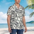 thumbnail image 5 of B0cdplkl9h Hawaiian Shirts For Men, Summer Short-Sleeve Relaxed-Fit Button-Down Shirts Xx-Large, 5 of 9