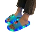 thumbnail image 5 of LED Slippers For Boys Girls Astronaut Jelly Indoor Outdoor Footwear Durable Comfortable Slippers 4-10 Years, 5 of 8