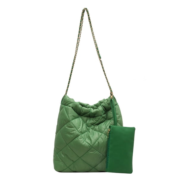 Bolso Mano para Mujer Fashionalbe Nylon Mujer Commuter Bolso (Verde)
