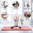 thumbnail image 3 of CL.HPAHKL Folding Gymnastics Mat 4'x6'x2'' Portable Lightweight Tumbling Mat for Kids Adults Yoga Home Gym Fitness, Pink, 3 of 8