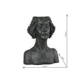 thumbnail image 2 of Hi-Line Gift Ltd 77132-A Graceful Muse Classic Lady Head Plant Stand Statue, 2 of 6