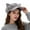 Grey, variant on Japanese Style Cat Ear Beret Fashionable Eight Panel Cap For Women Solid Color Cute Daily Wear Accessory Black,One Size