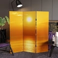 thumbnail image 6 of 4 ft. Short Double Sided Sunrise¬† Canvas Folding Screen, 6 of 7