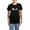With Blue Strpe Pant, variant on - Aussie Wiggle Butts Women's Dark Pajamas - Women's Short Sleeve Print T-Shirt and Pants Dark Cotton Pajama Set