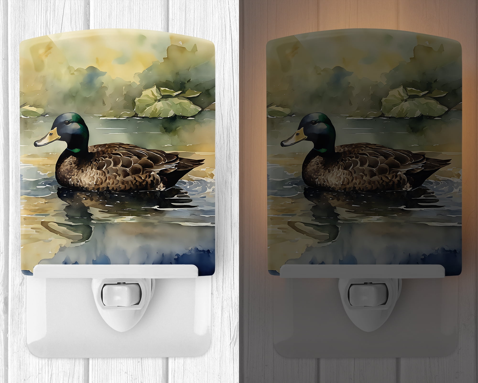 Black Duck Ceramic Night Light 4 in x 6 in