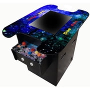 Doc & Pies Full Size Professional Cocktail Arcade Machine, 516 Classic Games, 2-Player, Coinless Operation