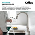 thumbnail image 6 of Oletto High-Arc Single Handle Pull-Down Kitchen Faucet in Spot Free Stainless Steel, 6 of 7