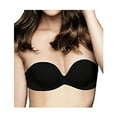 thumbnail image 5 of Fine Lines Women's Australia Memory Low Cut Strapless Bras, Black, 32C, 5 of 6