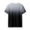 thumbnail image 6 of Ohufall Mens T Shirts Gradient Summer Short Sleeve Round Neck Tee Casual Pullover Crewneck Sports Fitness Workout Tshirt Blouse, 6 of 6