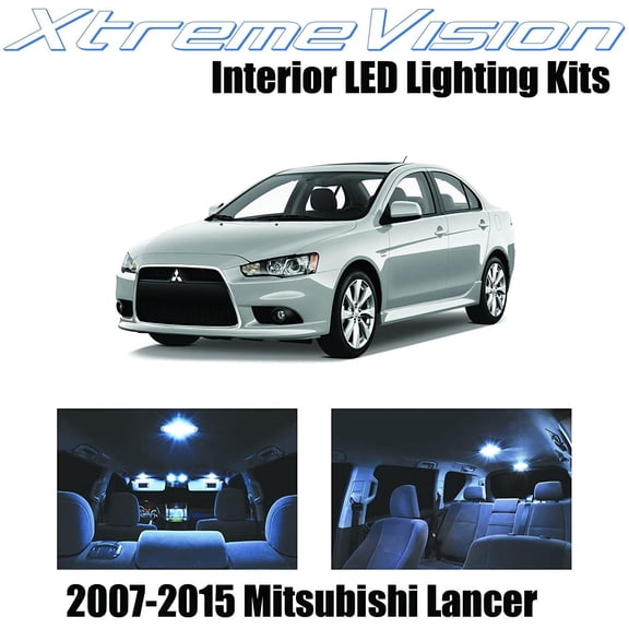 Xtremevision Interior LED for Mitsubishi Lancer 2007-2015 (6 Pieces) Cool White Interior LED Kit Installation Tool
