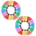 thumbnail image 1 of HEANUJJ 24Pcs Plastic Badminton Shuttlecock Assorted Color Lightweight and Durable, 1 of 5