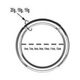 thumbnail image 4 of BodyJewelryOnline 16G 18G 20G Hoop Ring Implant Grade Titanium Hinged Segment Rings Men Women, 4 of 8