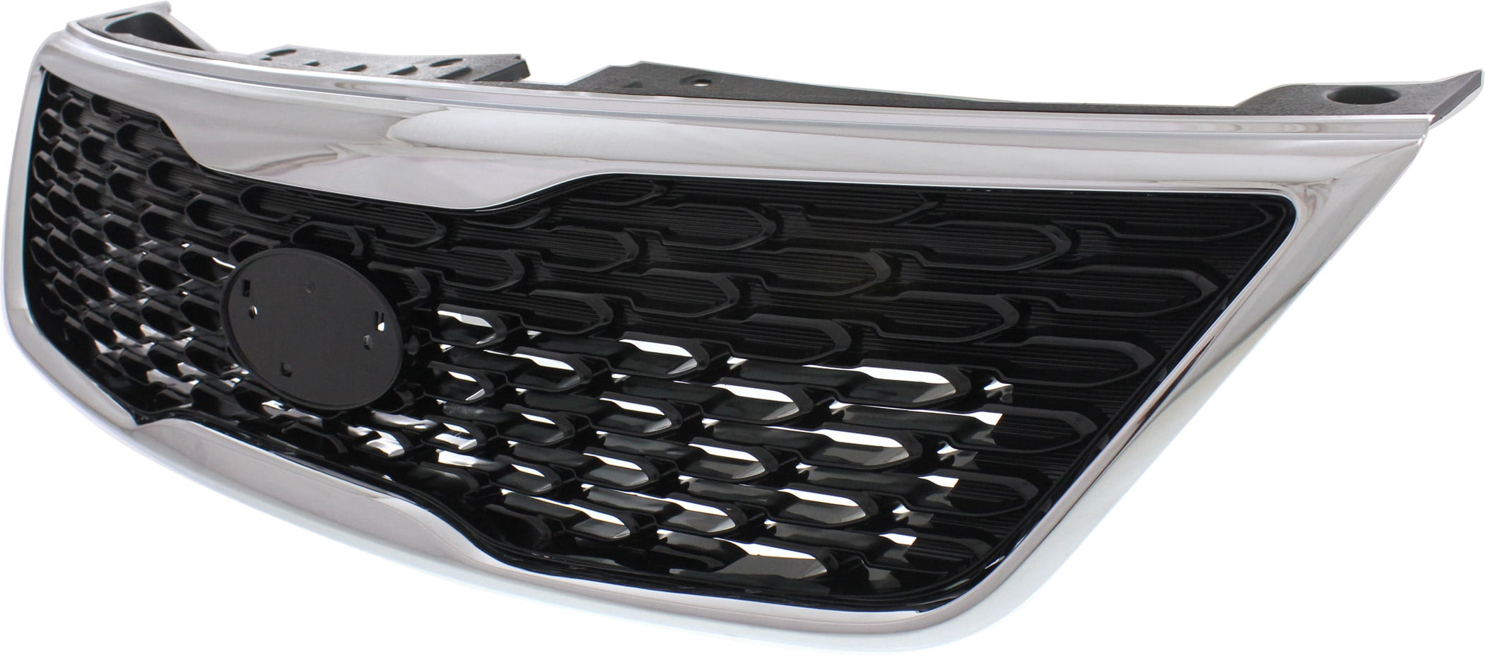 Grille Assembly Compatible With 2014-2015 Kia Sorento Painted Black Shell and Insert