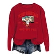 thumbnail image 3 of WILLBEST Sweat à Capuche Mode Hiver pour Femmes, Imprimé Festif de Noël, Col Rond, 3 of 3