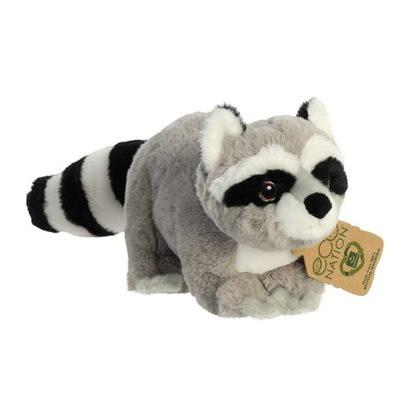 Aurora - Medium Gray Eco Nation - 15" Raccoon - Responsibly Made Stuffed Animal