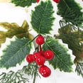 thumbnail image 2 of Guirlande Artificielle de Noël de 6 Pieds avec Pommeaux de Pin et Baies Rouges, Fausse Verdure Réaliste pour Escaliers Guirlande de Pin Artificielle pour Porte d'Entrée, Mur, Fenêtre, Décoration de Noël à la Maison, 2 of 8