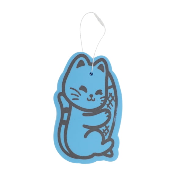 Unique Bargains 1 Pc Civet Cat Pattern Bath Sponge Body Scrubber Blue