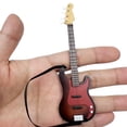 thumbnail image 4 of Realistic Tiny Guitar Model 1/12 Scale Detachable Strap Guitar Model Figurine Dollhouses Display Guitar for Music Lover, 4 of 8