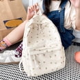 thumbnail image 4 of Fashion Floral Printed Backpack Student Travel Large Capacity Schoolbag (B), 4 of 6