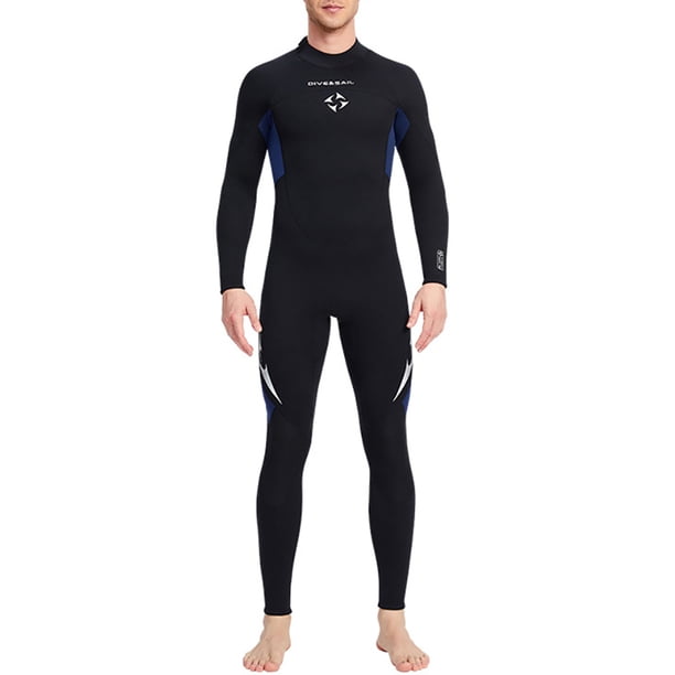 Eigraketly BUCEO SAIL 3MM Trajes de neopreno SCR Traje de buceo de neopreno Traje de baño Resistente al desgaste Traje de surf con protección para Deportes acuáticos azul oscuro SG Eigraketly OD003296-18