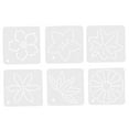 thumbnail image 4 of USHOBE 6Pcs Quilt Plastic Template For Sewing Embroidery And Quilting Simplify Your Handmade Work, 4 of 8
