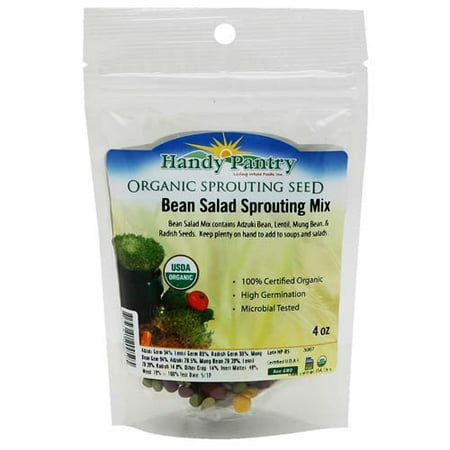 4 oz. Sprouting Seeds - Bean Salad Mix (Best Sprouts For Salads)