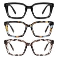 thumbnail image 1 of Gafas de lectura XVXV que bloquean la luz azul, paquete de 3, Mix3 1.5X, 1 of 7