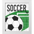 thumbnail image 1 of Perrenoud, Aubree 26x30 White Modern Wood Framed Museum Art Print Titled - Soccer, 1 of 4