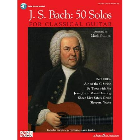 J.s. Bach - 50 Solos for Classical Guitar (Js Bach Best Works)