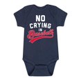 thumbnail image 2 of - No Crying in Baseball - Infant Baby One Piece - Size 6 Months Navy, 2 of 2