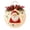 A004- D, variant on Christmas Sea Glass Art Kit with Round Wooden Snowman Design for Christmas Decoration, Craft Kit for Adults