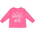 thumbnail image 3 of Inktastic Auntie Girl for Niece Girls Long Sleeve Toddler T-Shirt, 3 of 5