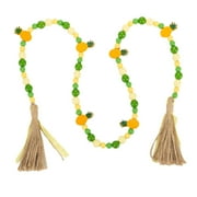 Qumonin Wooden Pineapple Garland for Tiered Tray & Home Decor