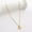 A, variant on MATROOY wholesale 18K Gold Plated Heart 26 Letters Necklace Adjustable Elegant Women New-J