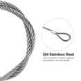 thumbnail image 4 of Unique Bargains Stainless Steel Cable, PVC Coated 5/16' Wire Rope for Deck Railing 3.3ft, 4 of 4