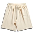 thumbnail image 4 of pstuiky Pantalones cortos de entrenamiento para hombre, Pantalones cortos casuales cómodos de moda para hombre, de color liso, con cintura elástica regular, para playa, 4 of 4