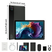 AEEZO 10.1 Inch Tablet Set with Keyboard and Mouse, 16GB RAM 32GB ROM 1TB Expand, 5G WiFi Octa-Core, Black