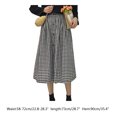 thumbnail image 5 of Guardurnaity plisada de cintura alta de verano elegante y cómoda Maxi de cuadros faldas para mujer Vintage Vestidos, 5 of 5