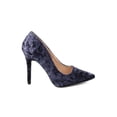 thumbnail image 2 of New Women Qupid Milia-01 Velvet Pointy Toe Stiletto Pump, 2 of 5