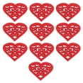 thumbnail image 5 of 10 Uds colgante de viruta de madera 80mm tallado duradero decoración de boda en forma de corazón hueco, 5 of 5