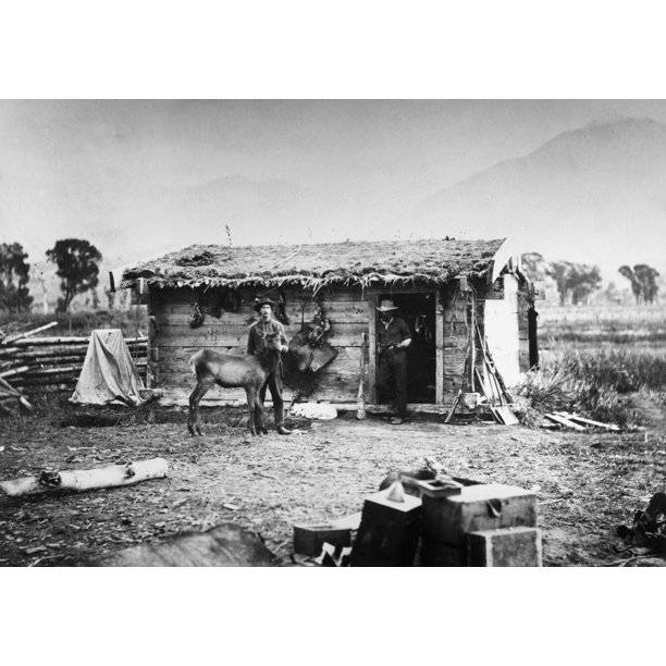 Yellowstone Ranch 1872. Nmajor Pease'S Ranch On The Yellowstone River