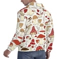 thumbnail image 4 of Bingfone Cartoon Mushrooms Men'S Drawstring Hoodie Long Sleeve Pocket Sweatshirts-Xx-Large, 4 of 9