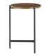 thumbnail image 2 of Mesa auxiliar Chloe LumiSource Metal negro y madera de nogal OB-TB-CHLOE BK+WL, 2 of 2